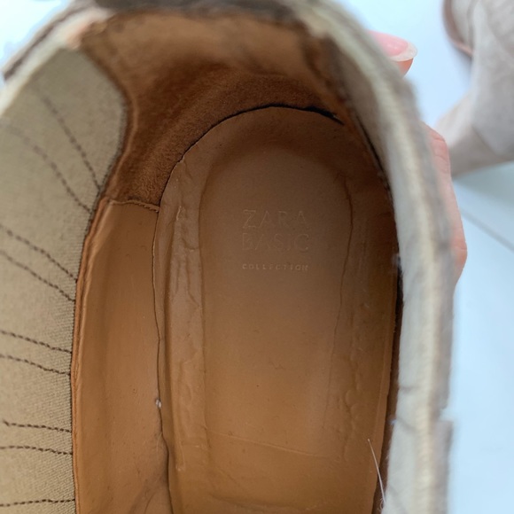 Zara Suede Leather Ankle Boots 39 - Picture 6 of 7